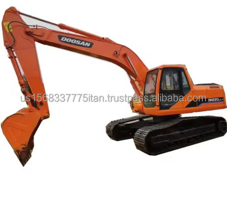 Excavadora hidráulica Doosan Crawler DH220LC 220 en el mercado coreano de maquinaria de construcción