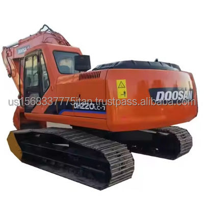 DOOSAN DH220LC-7 Excavadora 98kw Excavadora de motor para envío y ventas rápidas