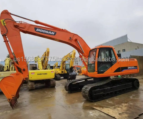 Excavadora Doosan DH220 de 20 toneladas con capacidad de cubo de 0,5 m3 y características activas