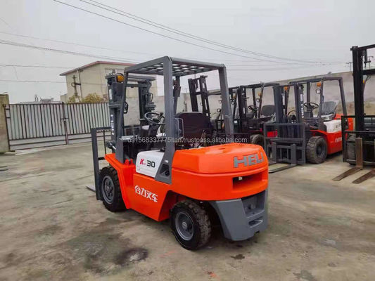 Potente carretilla elevadora Heli K30 con máquinas usadas y opciones eléctricas diesel