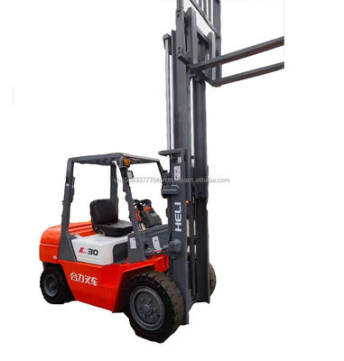 Gran rendimiento HILI Camión elevador usado Máquina 1000MM Largo del tenedor 3000KG Peso