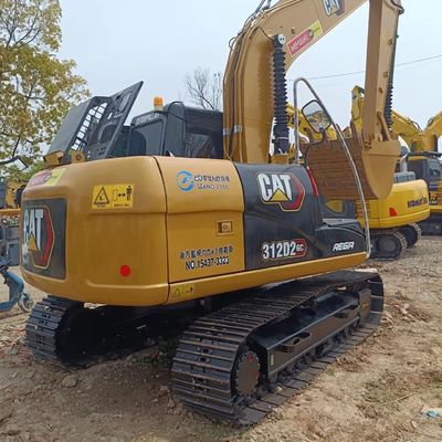 Excavadora de orugas usada CAT312D2GC de 12 toneladas Máquinas medianas para movimiento de tierra Año 2016