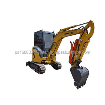 3000 KG Excavadora hidráulica de segunda mano Komatsu PC30MR con bomba hidráulica original
