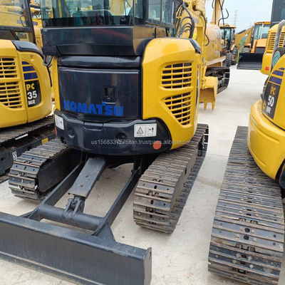 3000 KG Excavadora hidráulica de segunda mano Komatsu PC30MR con bomba hidráulica original