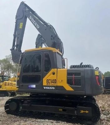 Excavadora original de cilindro hidráulico multi buena Volvo 140 Excavadoras usadas de tamaño medio