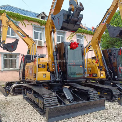 Excavadora SANY Sy95c de 36 kw con capacidad de 0.38M3 y bomba hidráulica ISUZU Kawasaki