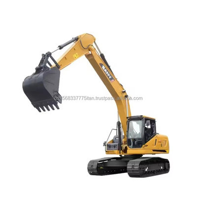 Excavadora Sany SY215C usada con capacidad de cubo de 1.2M3 y válvula hidráulica original