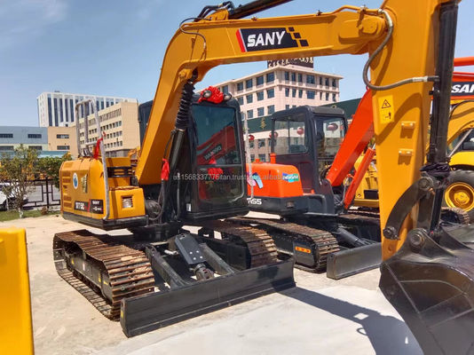 Excavadora Sany Sy 75c Pro de segunda mano con gran rendimiento y 0-2000 horas de trabajo