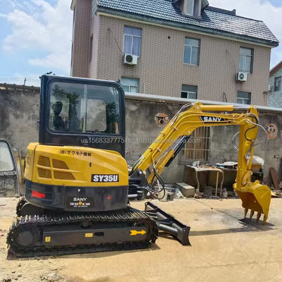 20.4kw Excavadora Sany SY35U Usada en excelente estado y con válvula hidráulica original