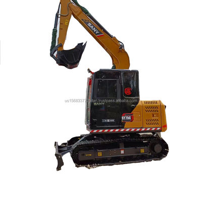 Excavadora de segunda mano Sany Sy 75c 0.32M3 Capacidad de cubo 7500 KG Peso de la máquina Venta