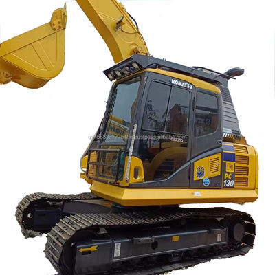 Shanghai buena excavadora usada Komatsu PC130 con 13000 KG de peso y 48 kW de potencia