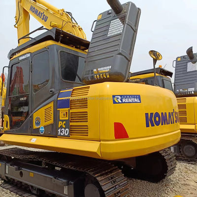 Shanghai buena excavadora usada Komatsu PC130 con 13000 KG de peso y 48 kW de potencia