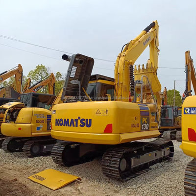 Shanghai buena excavadora usada Komatsu PC130 con 13000 KG de peso y 48 kW de potencia