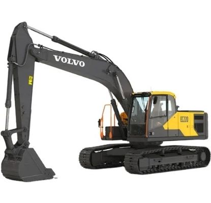 Diseño original Volvo EC220 EC240 Excavadora 22 toneladas Peso de la máquina y 119 kW de potencia