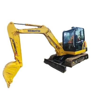 5Mini excavadora de 6 toneladas Komatsu PC56 Excavadora de rastreo de Japón con bomba hidráulica original