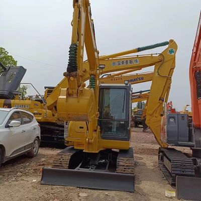 5Mini excavadora de 6 toneladas Komatsu PC56 Excavadora de rastreo de Japón con bomba hidráulica original