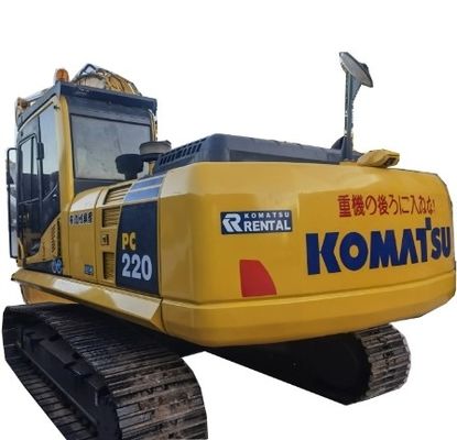 Forma original y pintura de la excavadora Komatsu PC220 usada con buen rendimiento en 2016