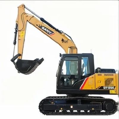 73 kw 2016 Sany SY135C Excavadora de rastreo de 13,5 toneladas Usada de tamaño mediano de segunda mano 135C Pro