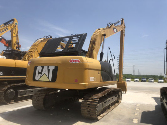 Excavadora Cat 330D2L de 30 toneladas de gran tamaño con capacidad de cubo de 1.56M3 y año 2016