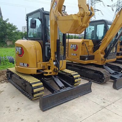 303.5E2 Excavadora de orugas usada con cilindro hidráulico original y potencia de 31,1 kW