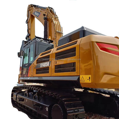 Peso de operación de 48 toneladas SANY SY485H Excavadora de rastreo en buenas condiciones