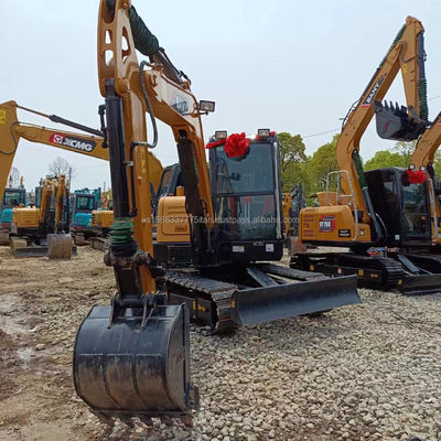 Excavadora Sany60c Sany 60C usada 6TON Peso de operación y capacidad de cubo de 0.28M3