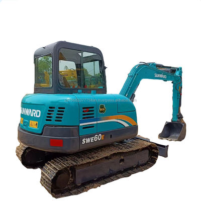 Excavadora hidráulica SWE 60E de 6 toneladas con capacidad de cubo de 0,34 m3 en buen estado