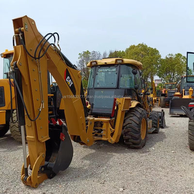 Cargador de retroexcavadora usado para tiendas de materiales de construcción Caterpillar 420F Máquinas de segunda mano