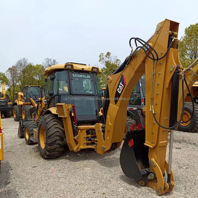 Cargador de retroexcavadora usado para tiendas de materiales de construcción Caterpillar 420F Máquinas de segunda mano