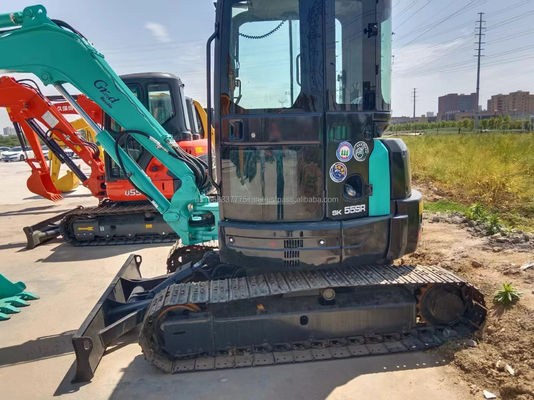 6TON Kobelco SK55SR Excavadora Máquina de construcción hidráulica con buen rendimiento
