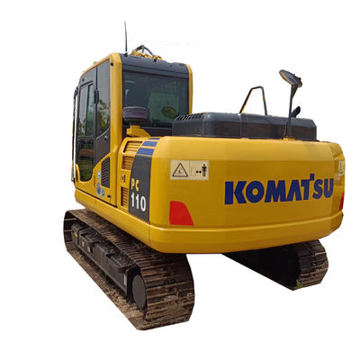 Japón Komatsu PC110 11ton 12ton 13ton Excavadora de equipos pesados Excavadora de segunda mano