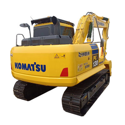 Peso de trabajo de 13 toneladas Excavadora usada Komatsu PC130 con válvula hidráulica original