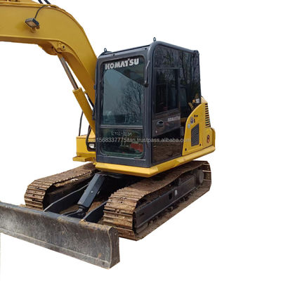 Excavadora Komatsu PC100 de 10 toneladas usada con cilindros hidráulicos originales en Shanghai