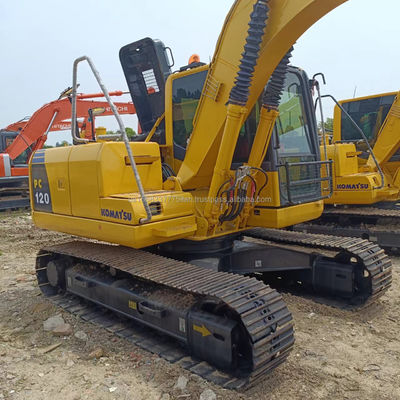 6000 KG Komatsu PC120 Excavadora de rastreo de segunda mano con bomba hidráulica original