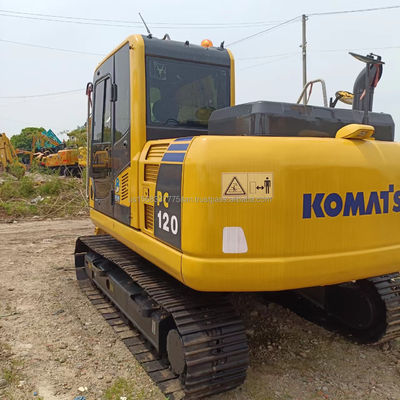 6000 KG Komatsu PC120 Excavadora de rastreo de segunda mano con bomba hidráulica original