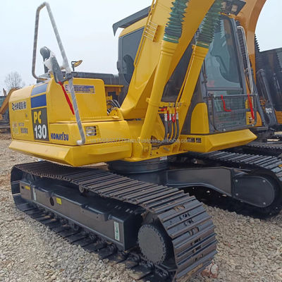 Excavadora original japonesa Komatsu PC130 con capacidad de 0.48M3 y bajas horas de trabajo