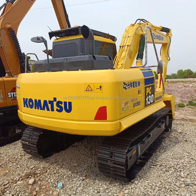 Excavadora original japonesa Komatsu PC130 con capacidad de 0.48M3 y bajas horas de trabajo