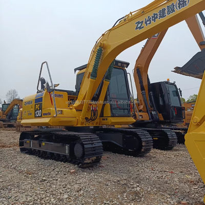 Excavadora original japonesa Komatsu PC130 con capacidad de 0.48M3 y bajas horas de trabajo
