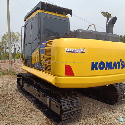 Excavadora original japonesa Komatsu PC130 con capacidad de 0.48M3 y bajas horas de trabajo