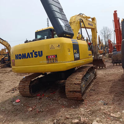 Excavadora Komatsu PC160 usada Excavadora hidráulica de 16 toneladas Excavadora de rastreo original válvula hidráulica