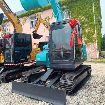 cilindro hidráulico original utilizado excavadora Kobelco SK75 8Ton 0.5M3 capacidad de cubo