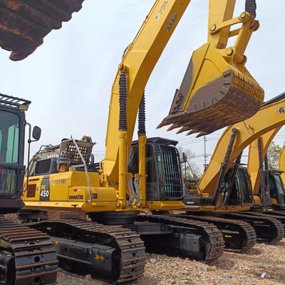 Excavadora Komatsu PC450 usada Excavadora hidráulica de rastreo 270kw 2M3 Capacidad de cubo