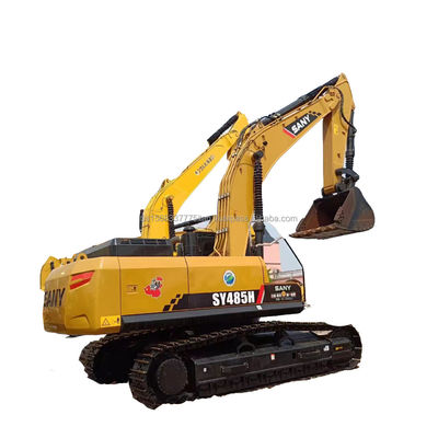 SANY SY485H Excavadora de rastreo con capacidad de cubo de 2,23m3 y válvula hidráulica original