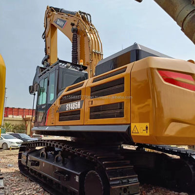 SANY SY485H Excavadora de rastreo con capacidad de cubo de 2,23m3 y válvula hidráulica original