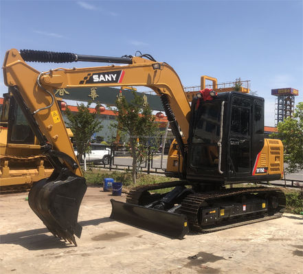 SANY SY75C Pro Excavadora de segunda mano Máquina de construcción hidráulica de gran rendimiento