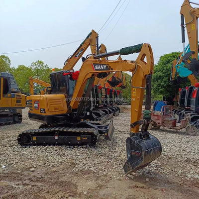 Excavadora SANY SY60C con excelente eficiencia y buen rendimiento 0-2000 horas de trabajo