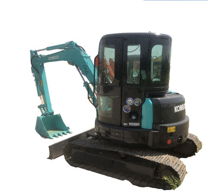 Excavadora Kobelco SK55SR con y buen rendimiento dentro de 0-2000 horas de trabajo
