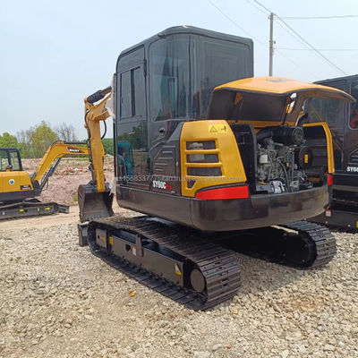 Excavadora Sany SY60C usada con capacidad de cubo de 0.28M3 y peso de la máquina de 6000 KG