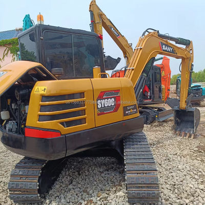Excavadora Sany SY60C Usada con excelente rendimiento y válvula hidráulica original