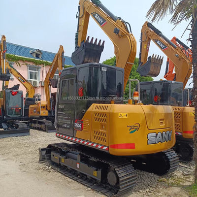 SANY SY75C Excavadora 7500 KG Máquina de construcción hidráulica con gran rendimiento